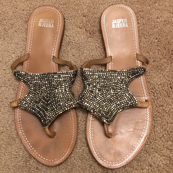Jasper & Jeera beaded sandal