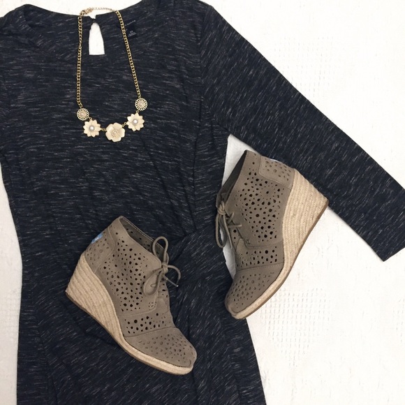 ❌SOLD❌ TOMS Moroccan Cutout Wedge