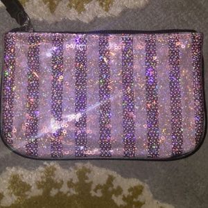 Victoria Secret Wristlet Wallet Glittery Pink