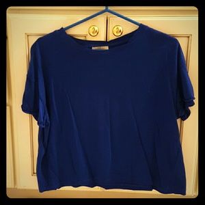 Royal blue Zara Crop top