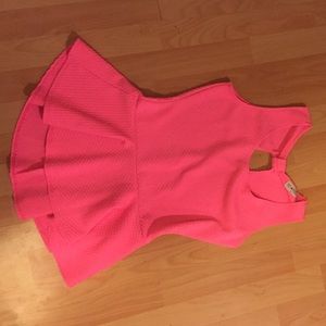 Bright pink top