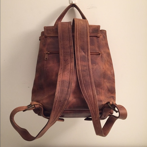 ⛔️ SOLD / Village Tannery Cow Leather Backpack - Picture 3 of 4
