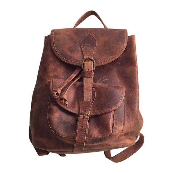 Village Tannery Handbags - ⛔️ SOLD / Village Tannery Cow Leather Backpack