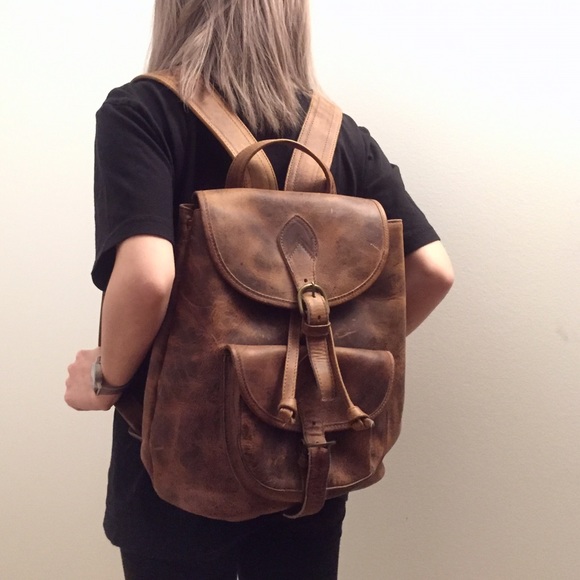 ⛔️ SOLD / Village Tannery Cow Leather Backpack - Picture 2 of 4