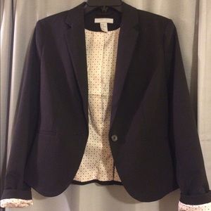 H&M Black Blazer Size 10