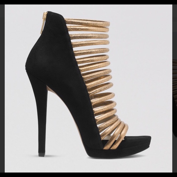 SOLD. Michael Kors Caged Platform Heel - Picture 2 of 3