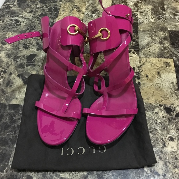Gucci Paten leather heels