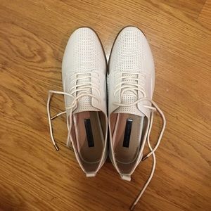 Zara white shoes