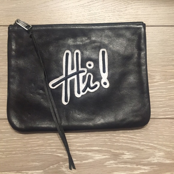New Rebecca Minkoff leather pouch