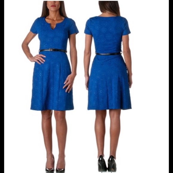 Beautiful Deep Blue Summer Moa Dress - Size Small