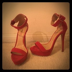Red High heels