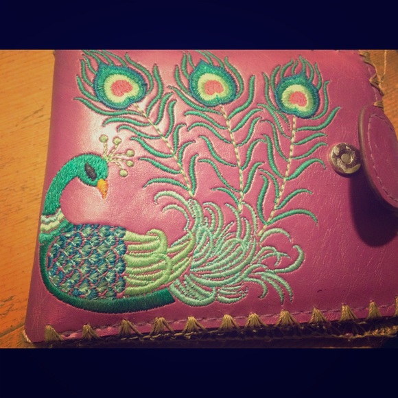 Lavishy Peacock Leather Wallet