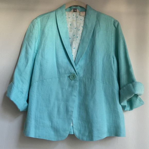 J. Jill Linen Blazer - MP - Picture 2 of 4