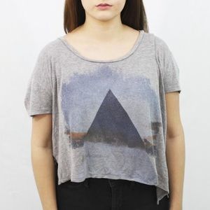 Gray Prism Artwork Graphic Tee