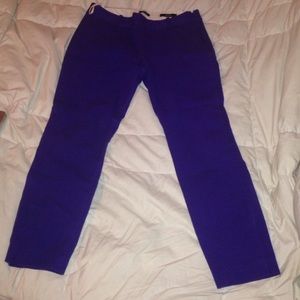 J Crew purple Minnie dress pants