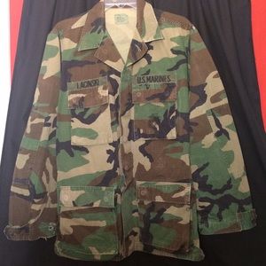 Vintage U.S. Marines Camouflage BDU Jacket