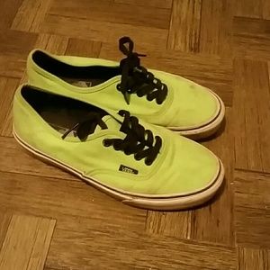 Lime green vans