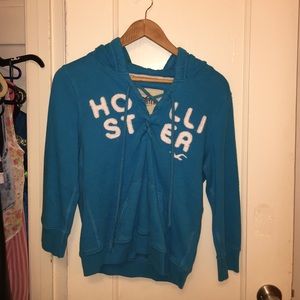 Tealish blue Hollister Sweater!