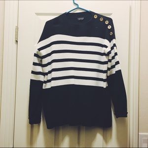 Topshop navy sweater