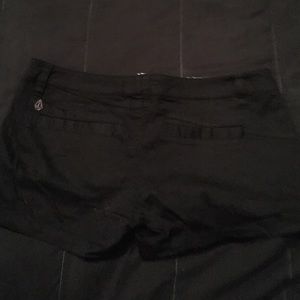 Volcom black women's shorts