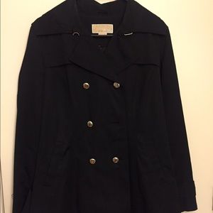 Black Michael Kors Trench Coat