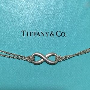 Tiffany & Co. Double strand infinity necklace