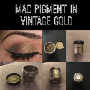 RARE MAC PIGMENT eyeshadow in Vintage Gold