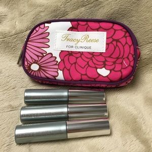 3 Clinique mascara with a pouch