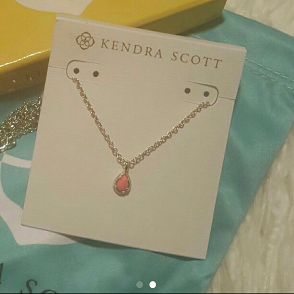 SOLD Kendra Scott Bradyn  Necklace in Gold Coral