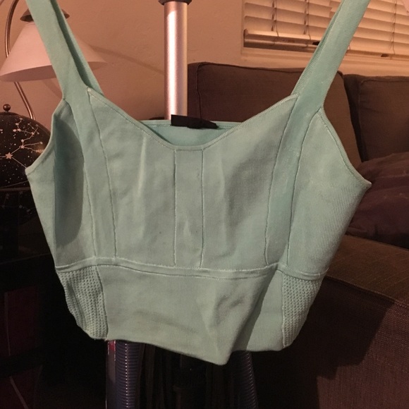 Blue crop top from topshop. - Picture 3 of 3