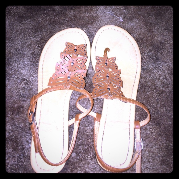 Butterfly Flip Flops