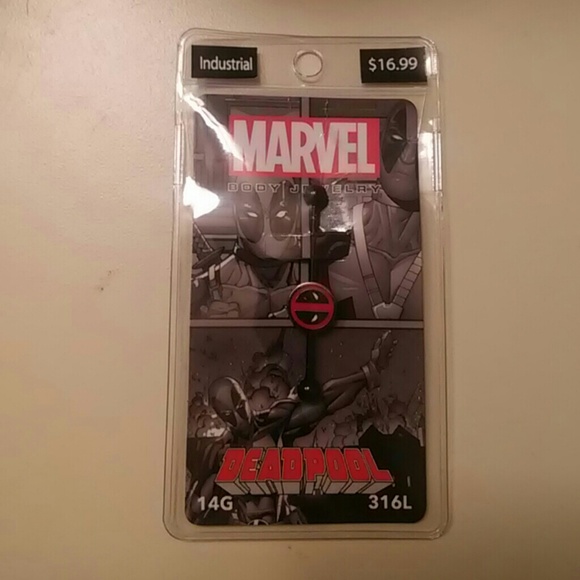 Industrial piercing DEADPOOL