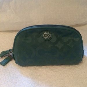 LAST CHANCE! New Teal Coach Makeup Bag