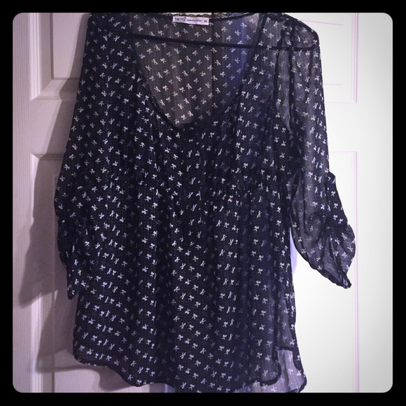 Sheer blouse
