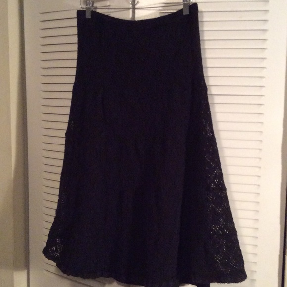 R.O.T Crochet lined skirt size L