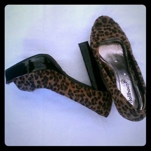 Beautiful Opened Toed - Leopard Print 4" Heels