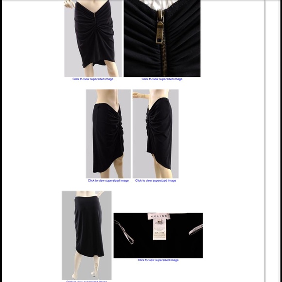 CELINE high-low skirt 🌟Read Description - Picture 3 of 3