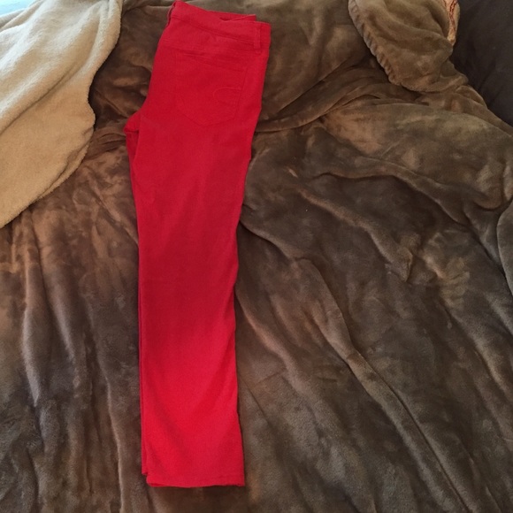 Red jean/pants