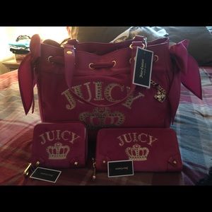 Juicy Couture hand bag and wallets