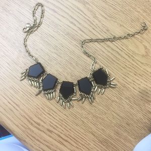 Black and gold jcrew necklace!!