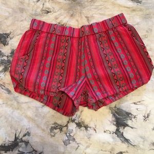 Tribal Print Shorts
