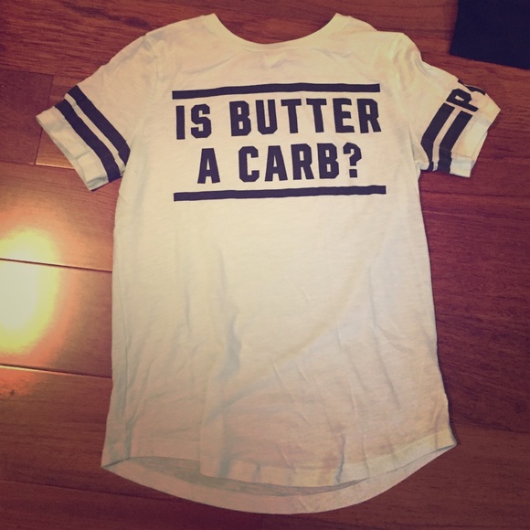 PINK Victoria's Secret Tops - 🌟🌟SOLD🌟🌟Butter a Carb? Pink