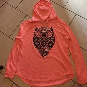 Juniors owl hoodie