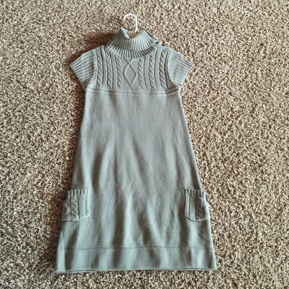 Cute grey sweater dress.