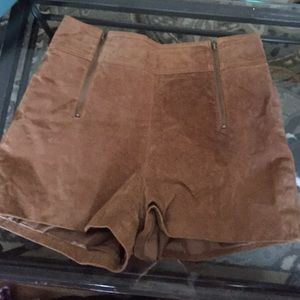 Forever 21 highwaisted suede short