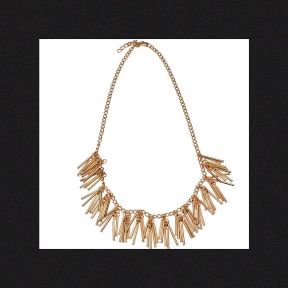🎉 HP 🎉 T&J Designs Gold Fringe Necklace - Picture 3 of 4
