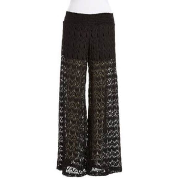 Vintage Havana size small wide lag black pants - Picture 1 of 2