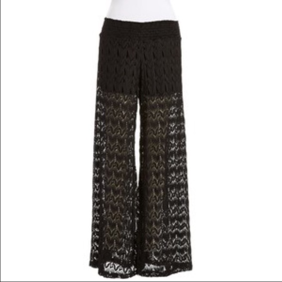 Vintage Havana size small wide lag black pants - Picture 2 of 2