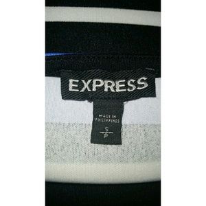 Express Tops - Express Striped Crop Top Express Tops - Express Striped Crop Top