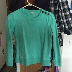 XS JCrew thick long sleeve shirt